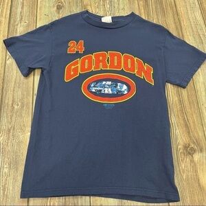 JEFF Gordon 24 NASCAR Shirt Large Rubber Textured Embossed Logo Chase Authentics